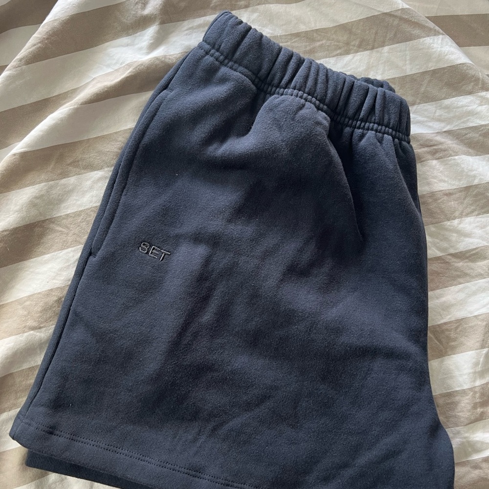 SET Navy Blue Sweatshorts